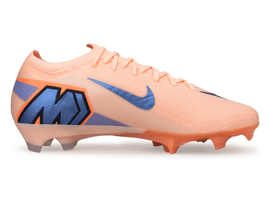 Nike Men's Zoom Mercurial Vapor 16 Elite FG LV8 Soccer Cleats Crimson Tint/Royal Pulse Side