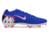 Nike Men's Zoom Mercurial Vapor 16 Pro FG Racer Blue/White Side