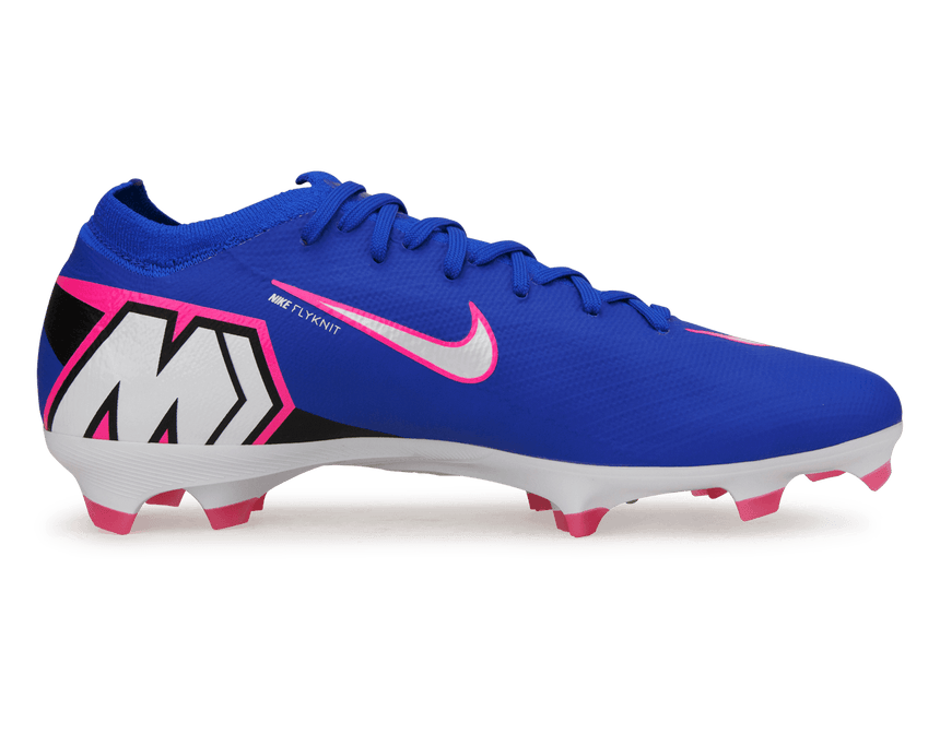 Nike Men's Zoom Mercurial Vapor 16 Pro FG Racer Blue/White Side