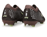 Nike Men's Zoom Mercurial Vapor 16 Pro 'Kylian Mbappe' FG Plum Eclipse/Metallic Silver Rear