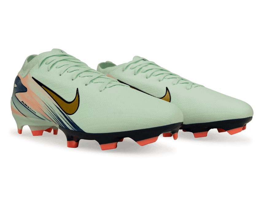 Nike Men's Zoom Mercurial Vapor 16 Pro MDS009 FG Barley Green/Metallic Gold Together
