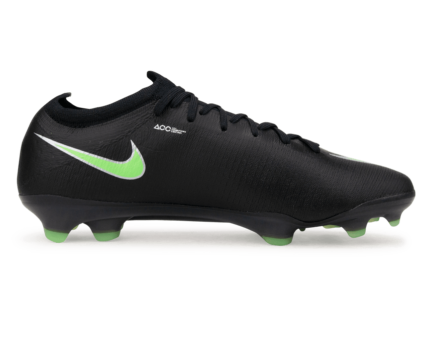 Nike Men's Zoom Mercurial Vapor 17 Elite FG Black/Illusion Green Side