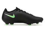 Nike Men's Zoom Mercurial Vapor 17 Pro FG Black/Illusion Green Side