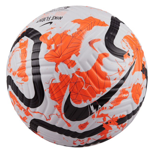 Nike Premier League 2023/24 Flight Match Ball White/Orange/Black Front