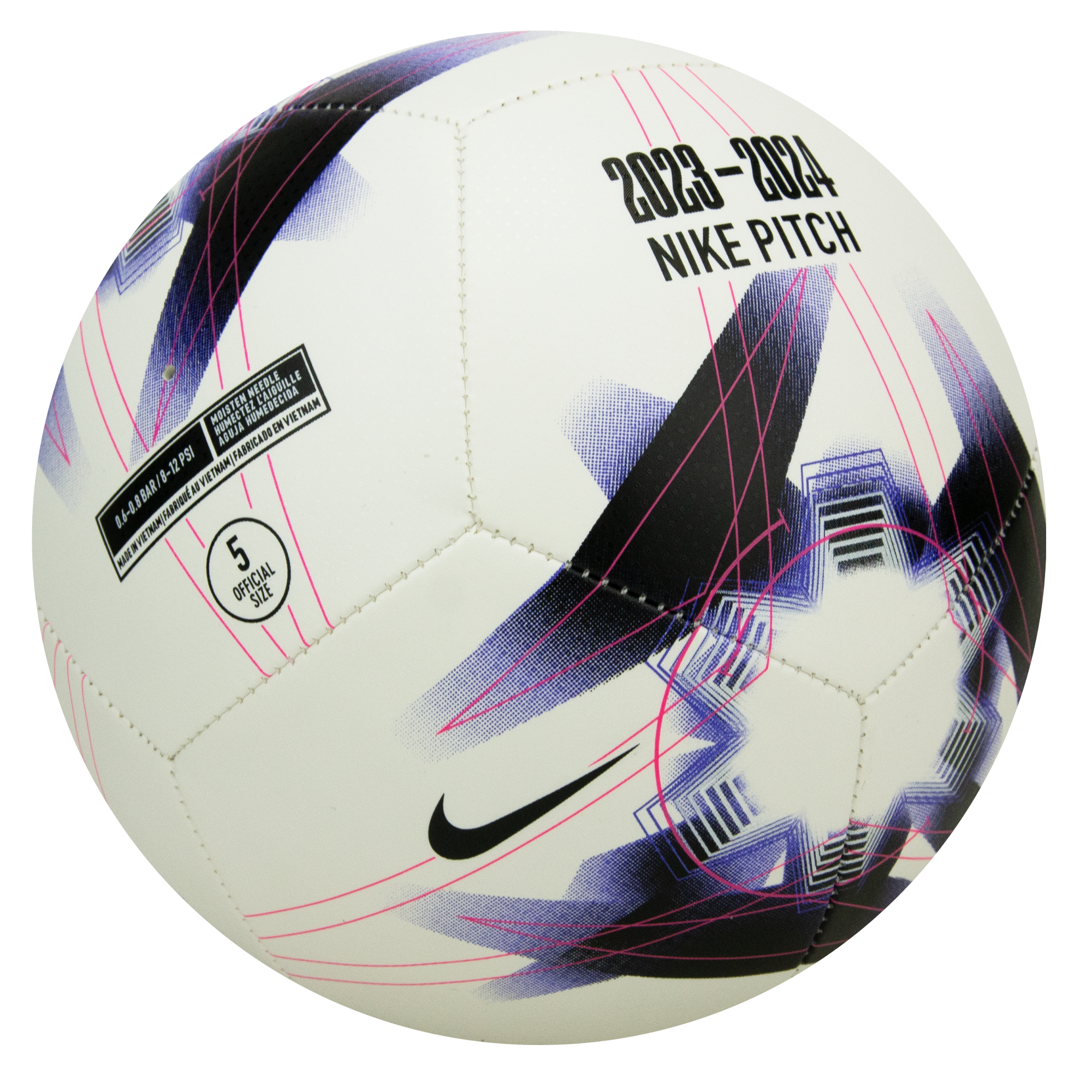 Nike soccer ball sales size 5 psi