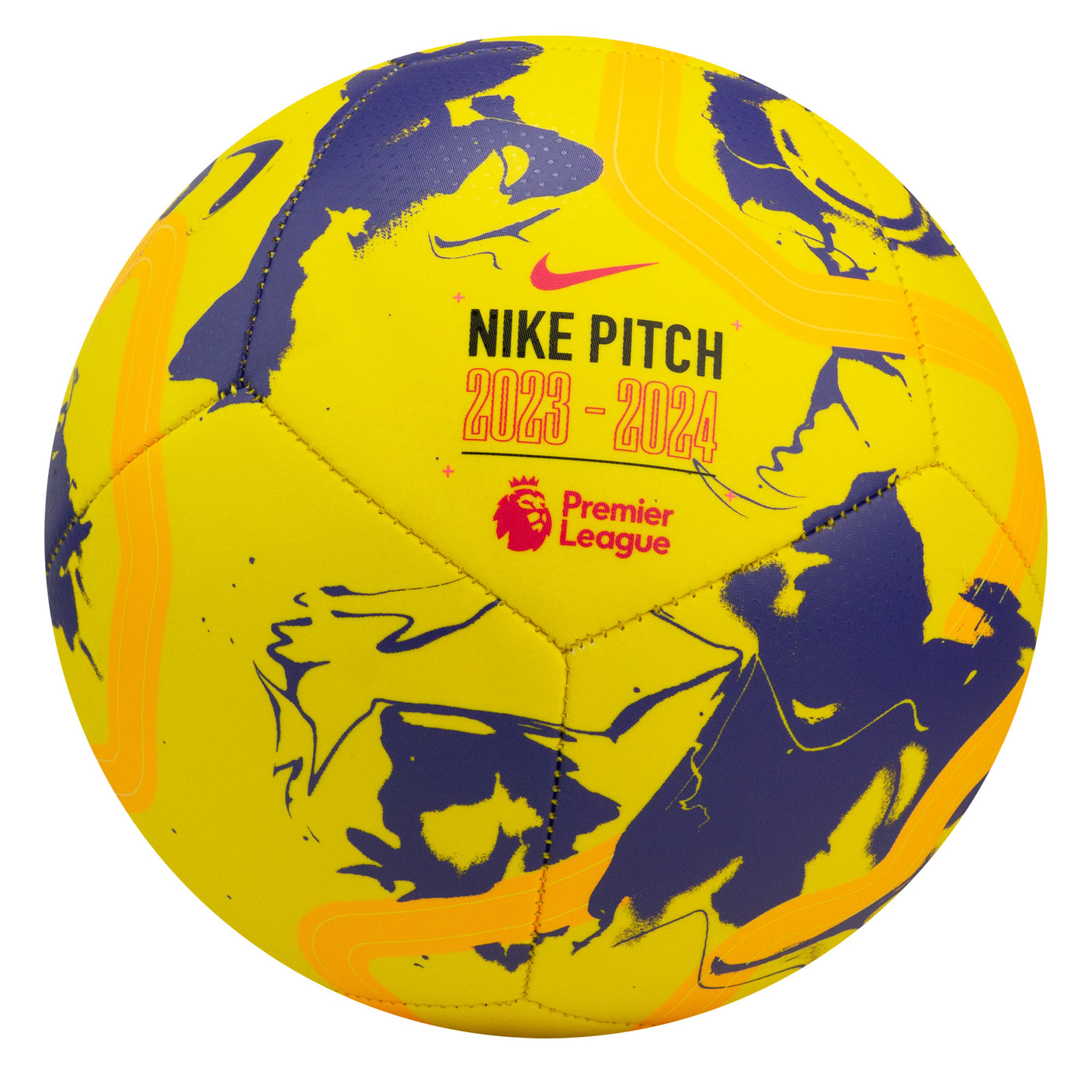 Bola Futebol Nike Pitch 2022/2023 Branco e Amarelo - itapua