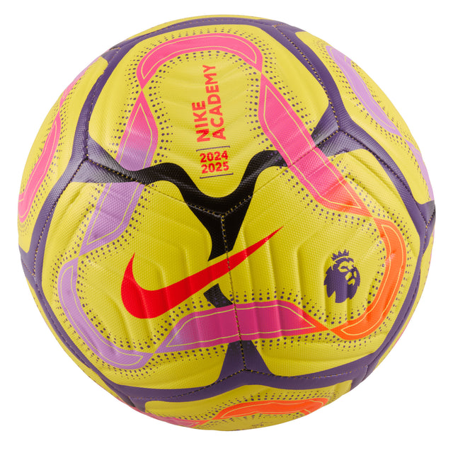 Nike Premier League 2024/25 Academy Ball Yellow/Bright Crimson Front