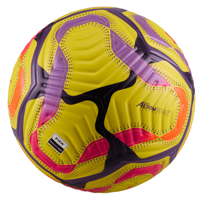 Nike Premier League 2024/25 Flight Official Match Ball Yellow/Purple Back