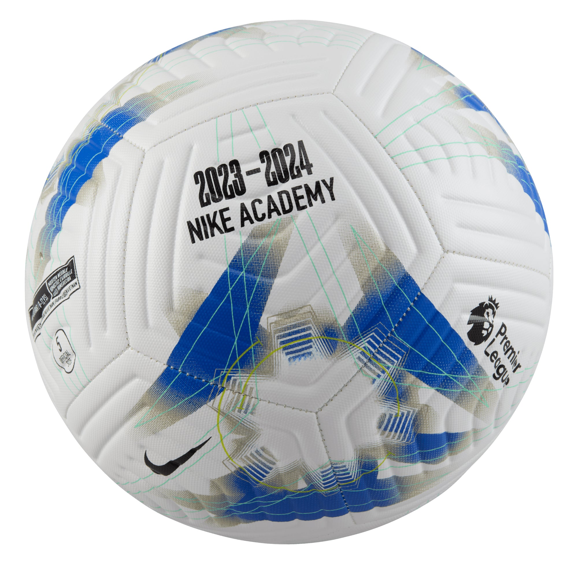 Nike Premier League 2023/24 Academy Ball White/Racer Blue – Azteca