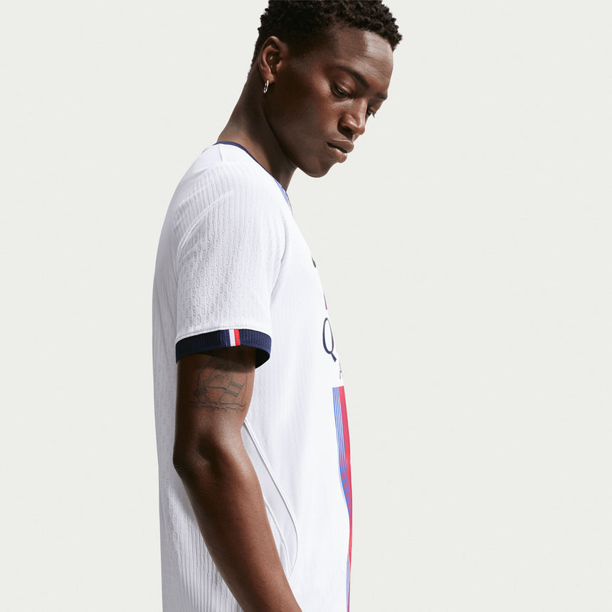 Nike PSG Men's Away Aero-FIT 2026/27 Jersey White/Navy Sleeve