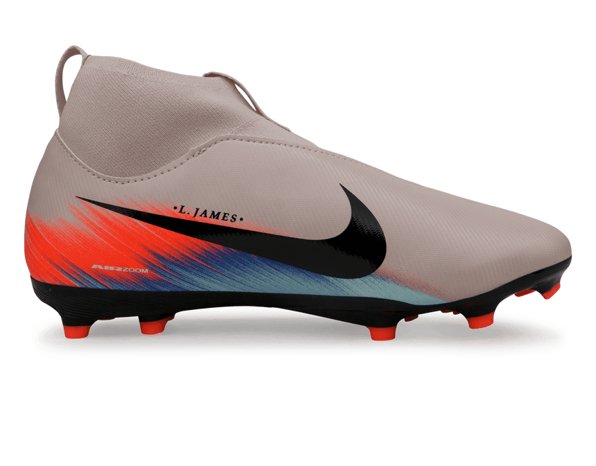 Nike Kids Zoom Mercurial Superfly 10 Academy FG/MG Silt Red/Racer Blue Side