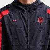 Nike USA Men's Energy Woven Jacket  Dark Obsidian/University Red Crest