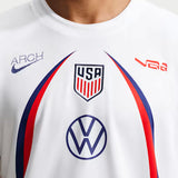 Nike USA Men's Pre-Match Jersey White/Red/Blue Crest