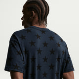 Nike USA Men's Tee Dark Obsidian Neck