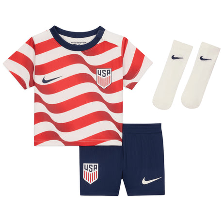 Nike USA World Cup 2026 Home Mini Kit Red/White Front