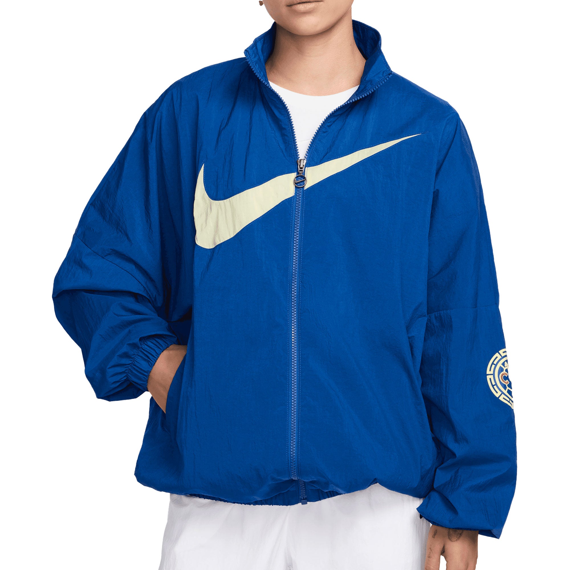 Nike pullover windbreaker womens best sale