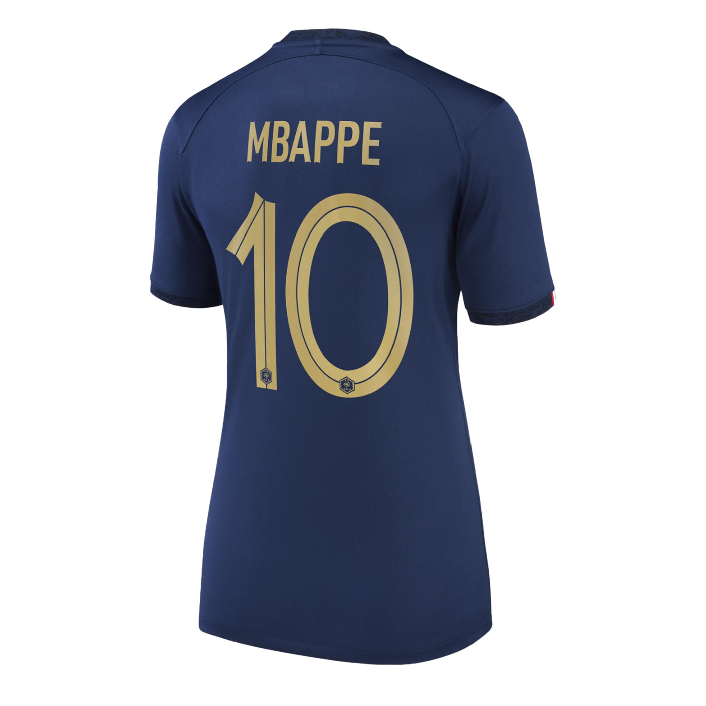 Nike Women's France 2022/23 Home Jersey w/ Mbappe #10 Printing Back