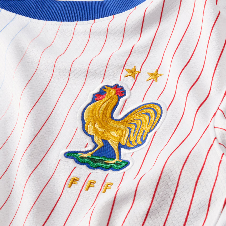 Nike Women's France 2024/25 Away Jersey White/Bright Blue Crest