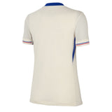 Nike Women's France 2025/26 Away Jersey Pale Ivory/Blue Back