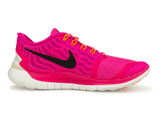 Nike free 5.0 womens neon pink hot sale
