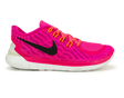 Nike Women's Free 5.0 Running Shoes Bright Pink/Black/White]