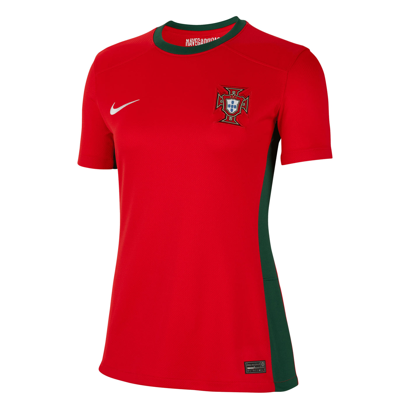 Nike Women's Portugal 2023/24 Home Jersey Red/Green Front