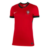 Nike Women's Portugal 2024/25 Home Jersey Red/Green Front