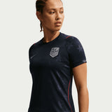 Nike Women's USA World Cup 2026 Away Jersey Dark Obsidian Sleeve