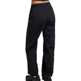 Nike Women's Windrunner High-Waisted Woven Open-Hem Pants Black Back