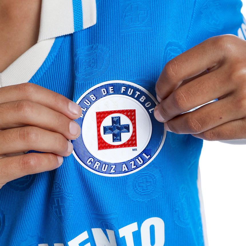 Pirma Cruz Azul Kids Home Authentic 2026/27 Jersey Royal Blue Crest