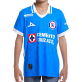 Pirma Cruz Azul Kids Home Authentic 2026/27 Jersey Royal Blue Front
