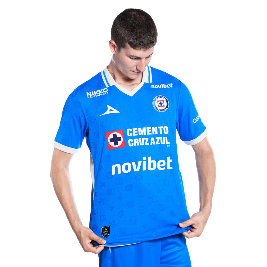 Pirma Cruz Azul Men's Home Authentic 2026/27 Jersey Royal Blue Model