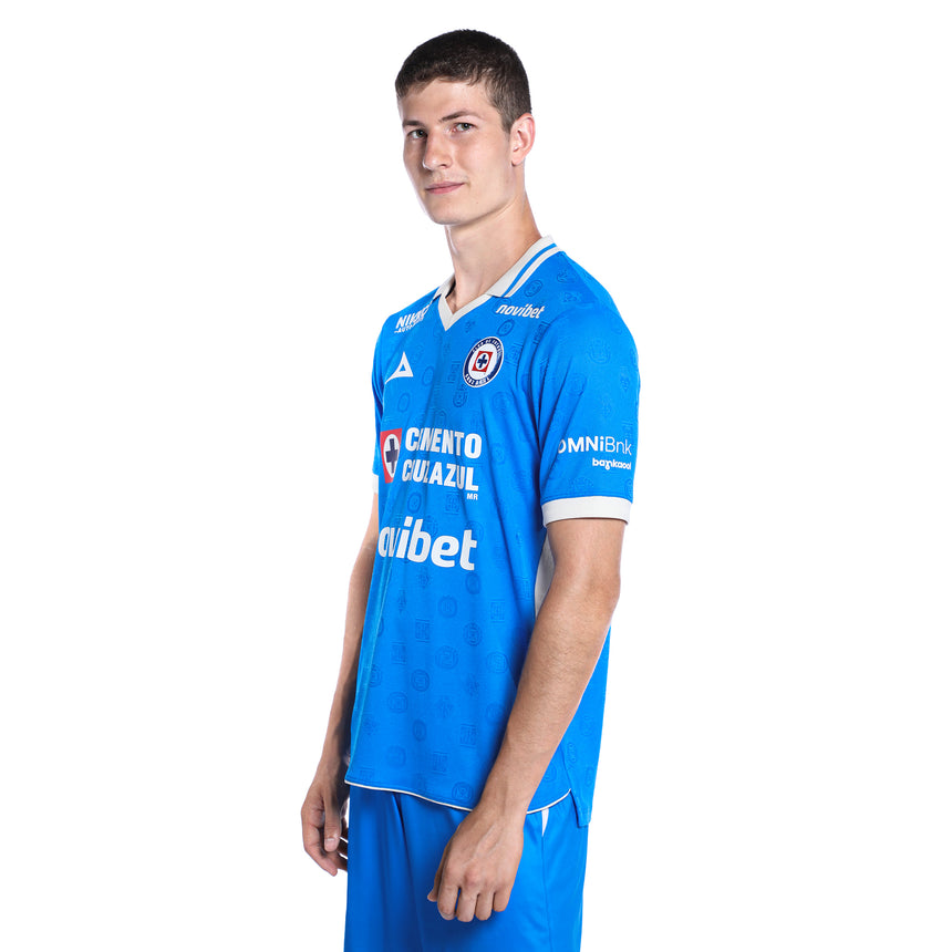 Pirma Cruz Azul Men's Home Authentic 2026/27 Jersey Royal Blue Sleeve
