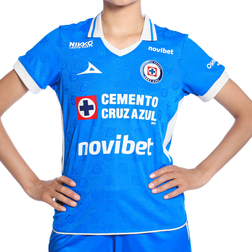 Pirma Cruz Azul Women's Home Authentic 2026/27 Jersey Royal Blue Front