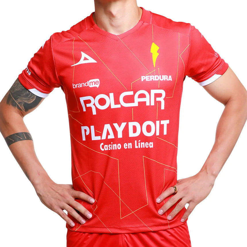 Pirma Men's Necaxa 2025/26 Away Jersey Red/White Front