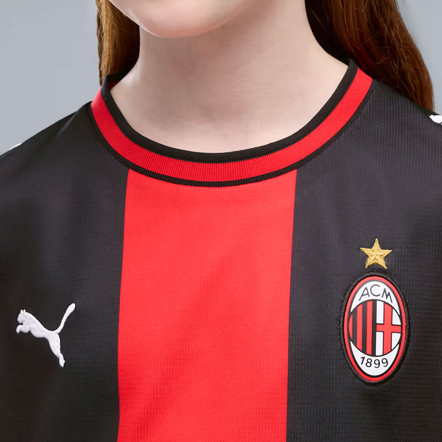 PUMA AC Milan Kids Home Stadium 2026/27 Jersey  Red/Black Crest