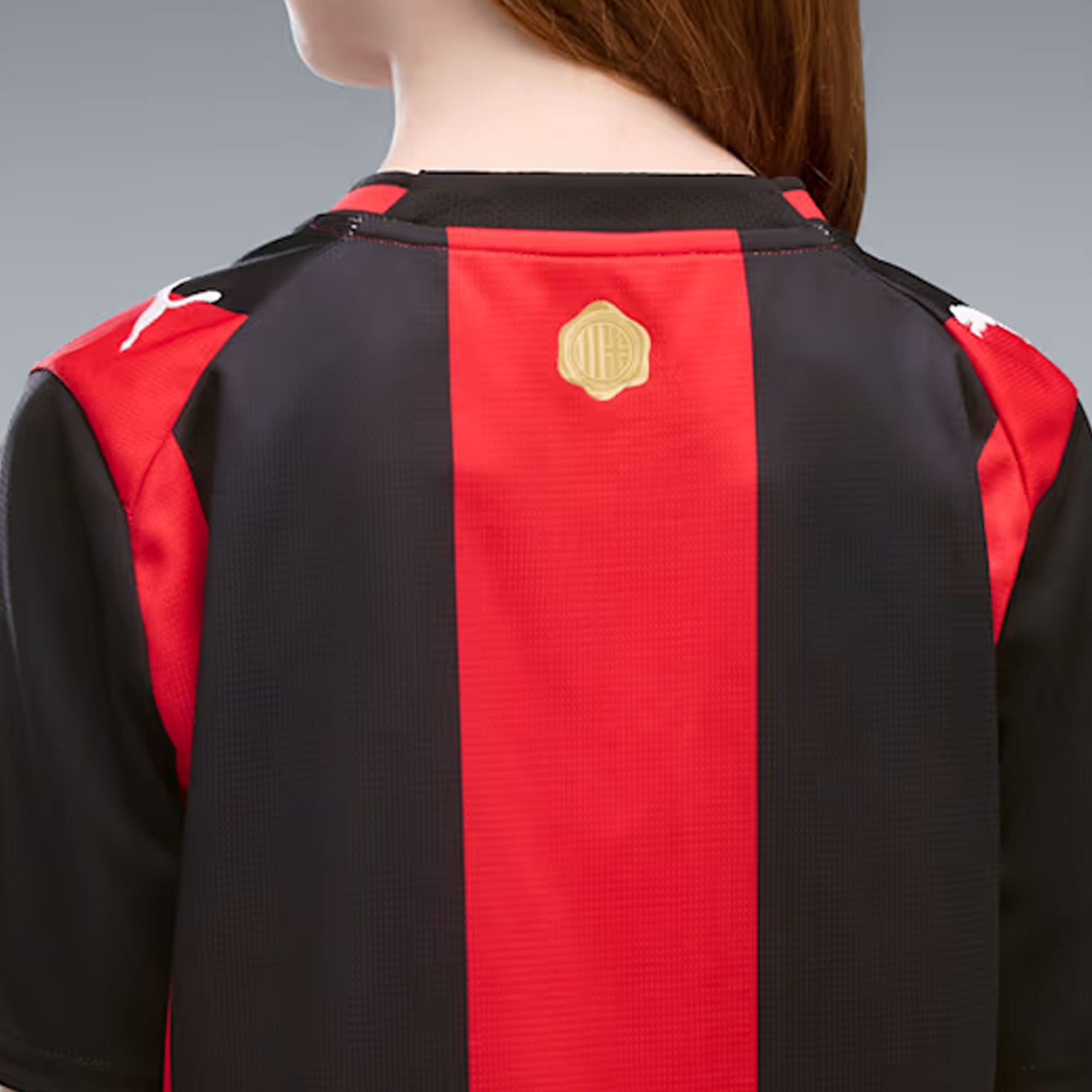 PUMA AC Milan Kids Home Stadium 2026/27 Jersey Red/Black – Azteca