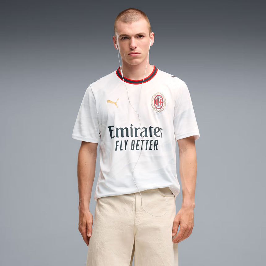 PUMA AC Milan Men's Away Stadium 2026/27 Jersey White Model
