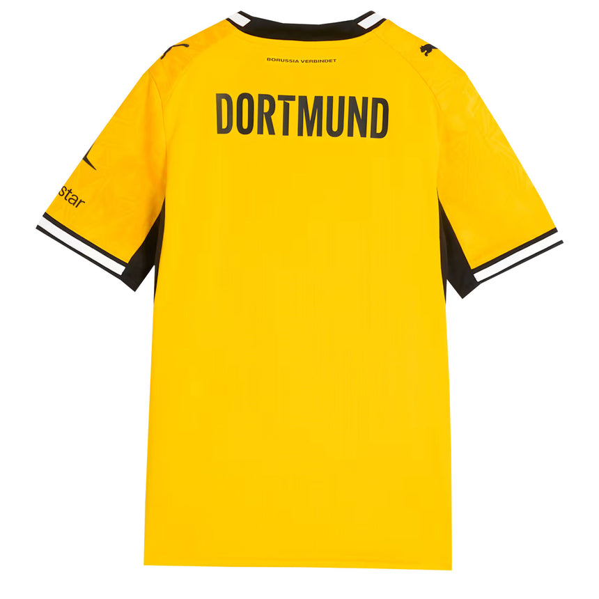 PUMA Borussia Dortmund Kids Home Stadium 2026/27 Jersey Yellow/Black Back