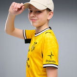 PUMA Borussia Dortmund Kids Home Stadium 2026/27 Jersey Yellow/Black Sleeve