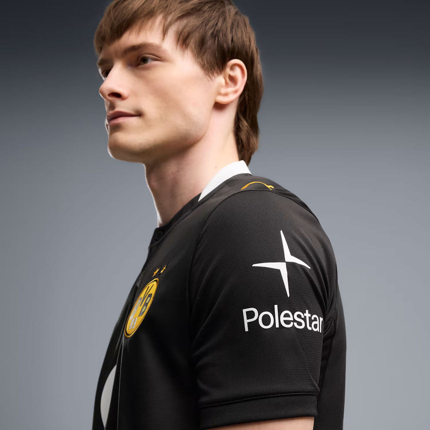 PUMA Borussia Dortmund Men's Away Stadium 2026/27 Jersey Black Side