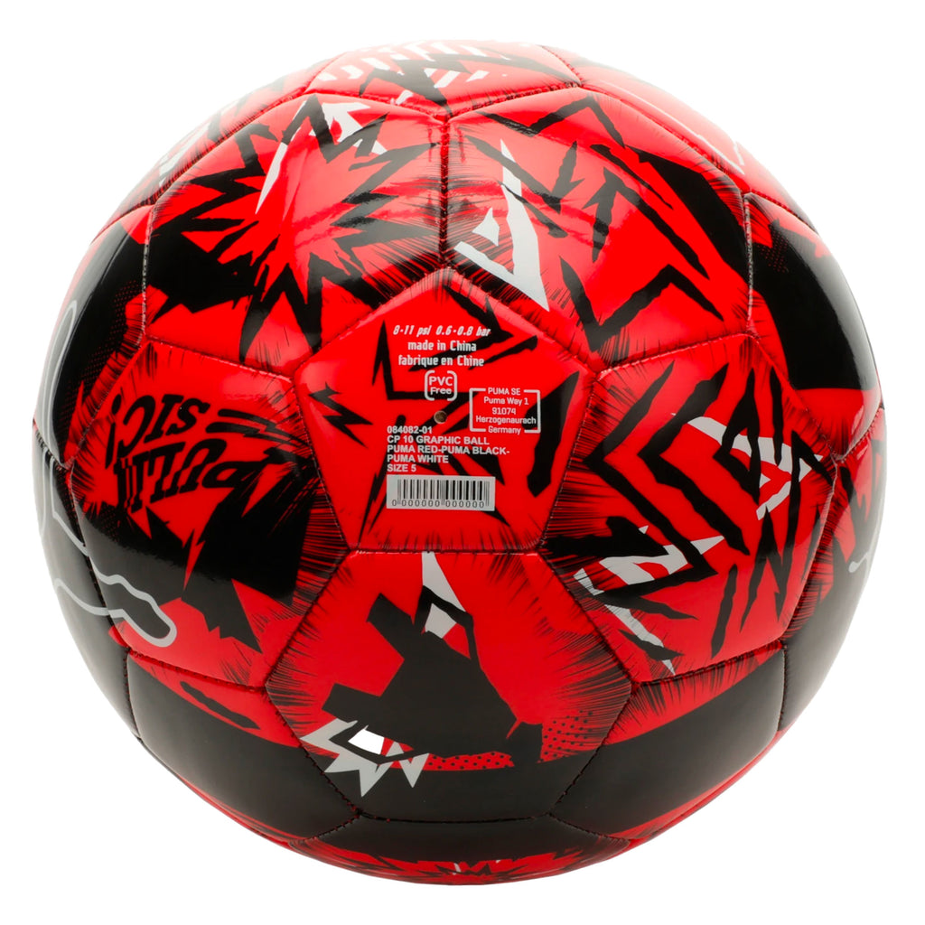 Puma CP 10 Graphic Ball Red/Black – Azteca Soccer