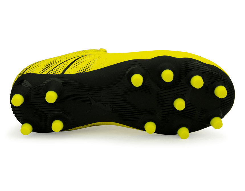 PUMA Kids Attacanto  FG/AG Yellow/Black Sole