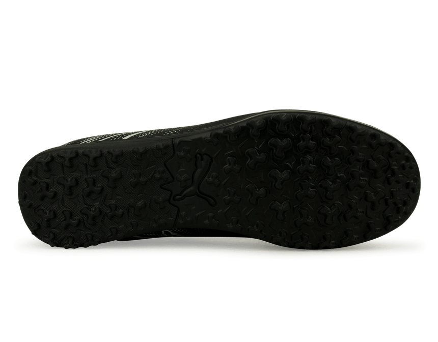 PUMA Kids AttaCanto TF Black/Silver Sole