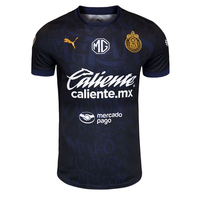 PUMA Kids Chivas De Guadalajara 2024/25 Third Jersey Navy/White Front