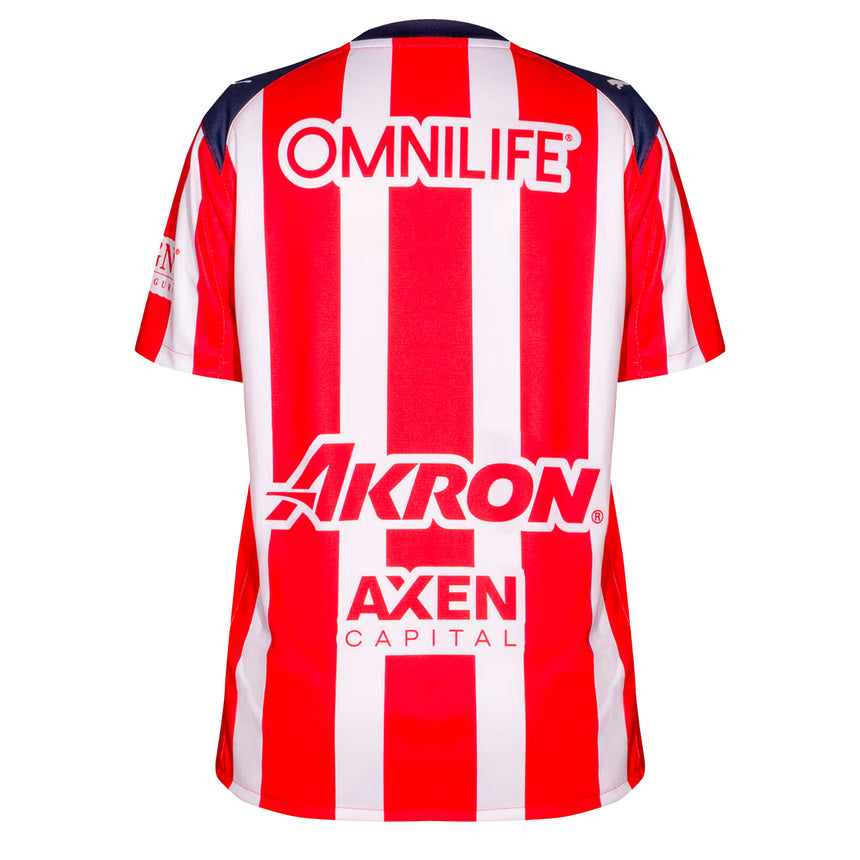 PUMA Kids Chivas De Guadalajara 2025/26 Home Jersey Red/White/Navy Back