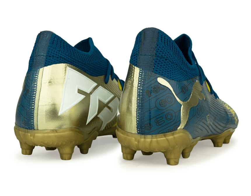 PUMA x Neymar JR Youth Future 7 Match BNA FG/AG Blue/Yellow/Green