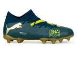 PUMA x Neymar JR Kids Future 7 Match BNA FG/AG Blue/Yellow/Green Gold