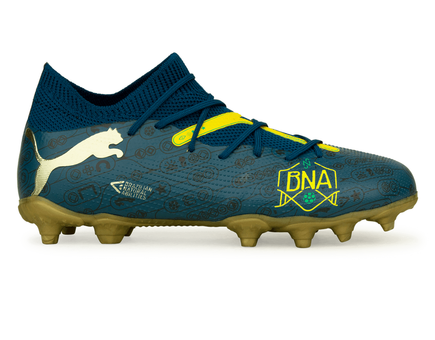 PUMA サッカーシューズ FG イエロー/ブルー PUMA x Neymar JR Youth Future 7 Match BNA FG/AG Blue/Yellow/Green