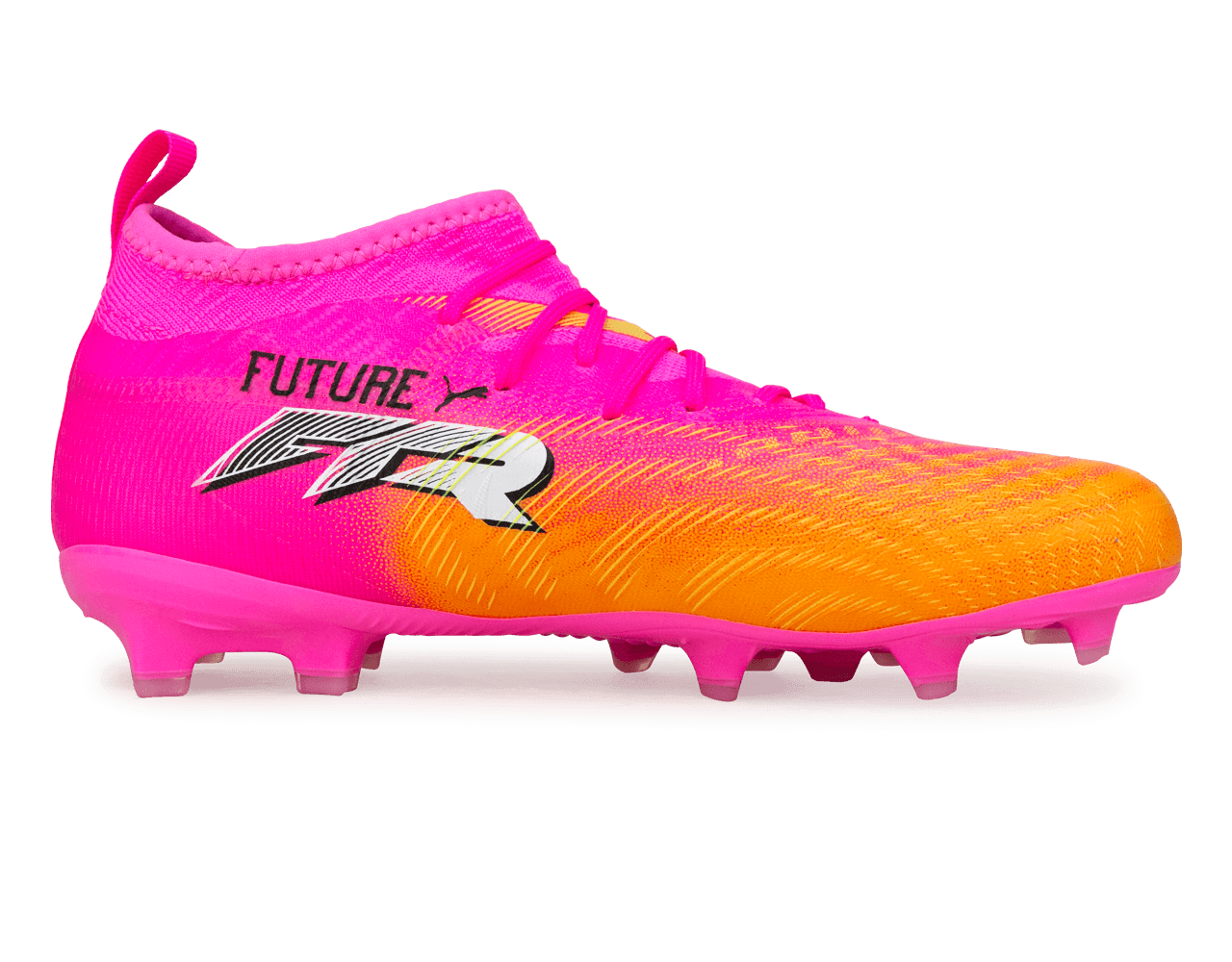 PUMA Kids Future 9 Match FG/AG Poison Pink/Sun Stream – Azteca Soccer